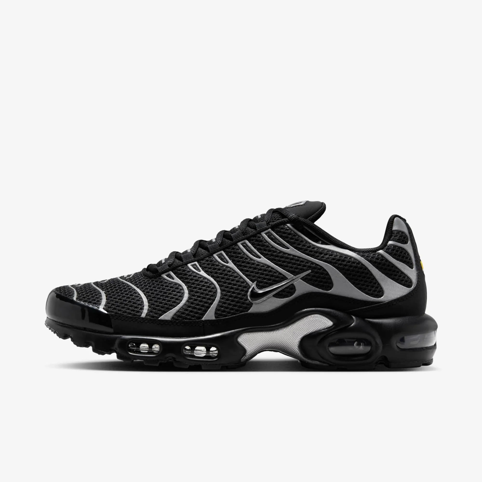 Nike Air Max Plus Premium Black Reflective Silver